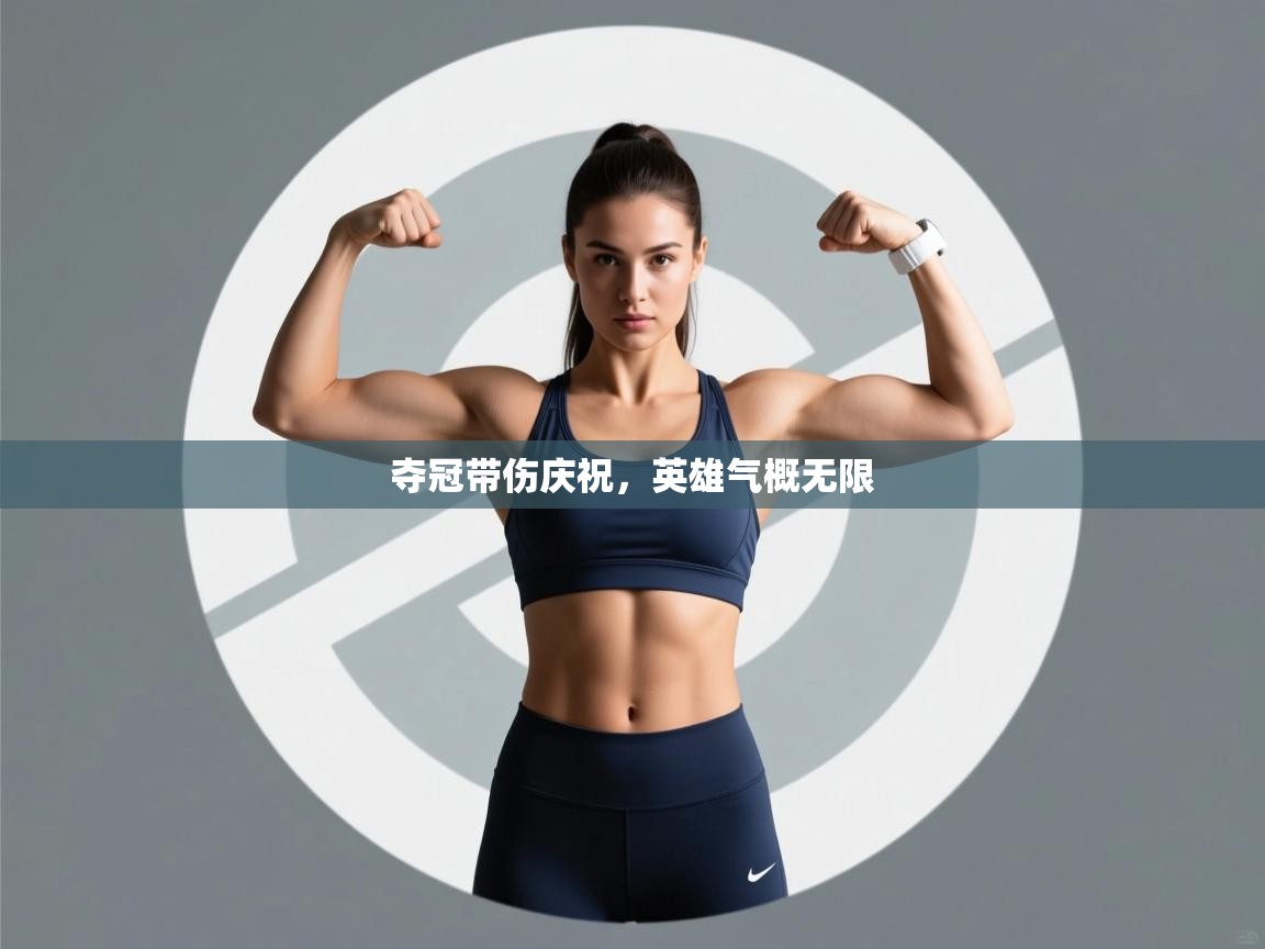 夺冠带伤庆祝，英雄气概无限