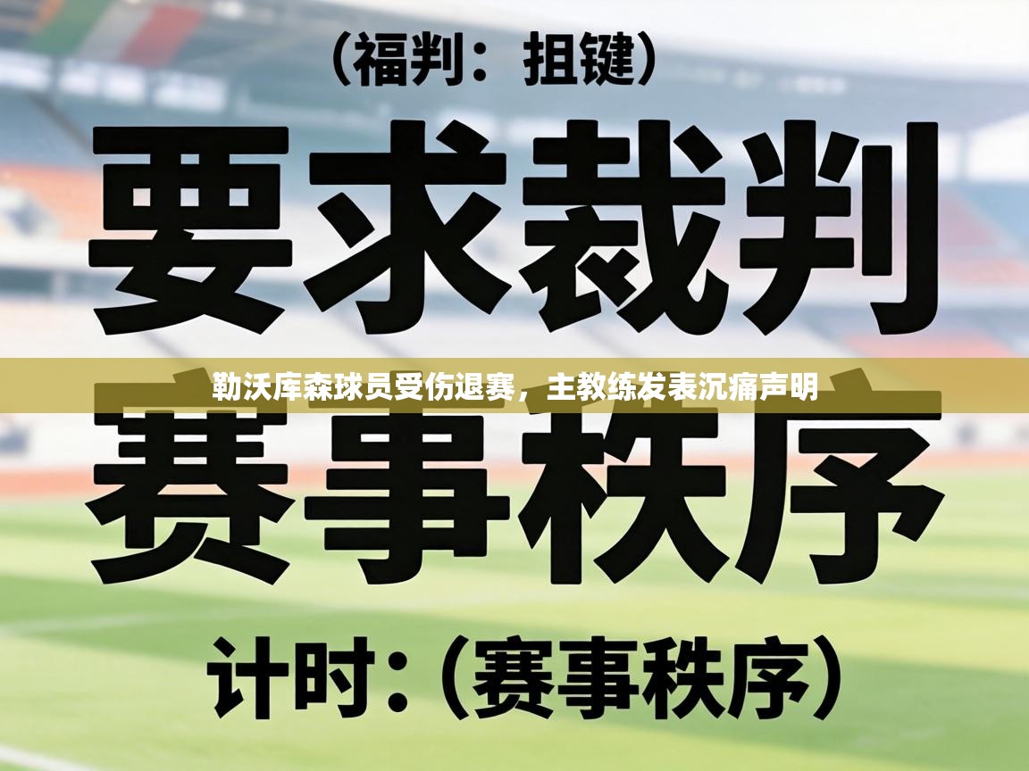 勒沃库森球员受伤退赛，主教练发表沉痛声明  第2张